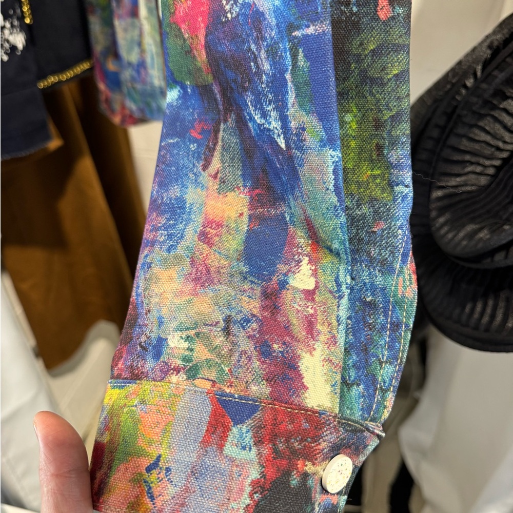 Paint-Splatter Jacket - Multicolor - Picture 4 of 5